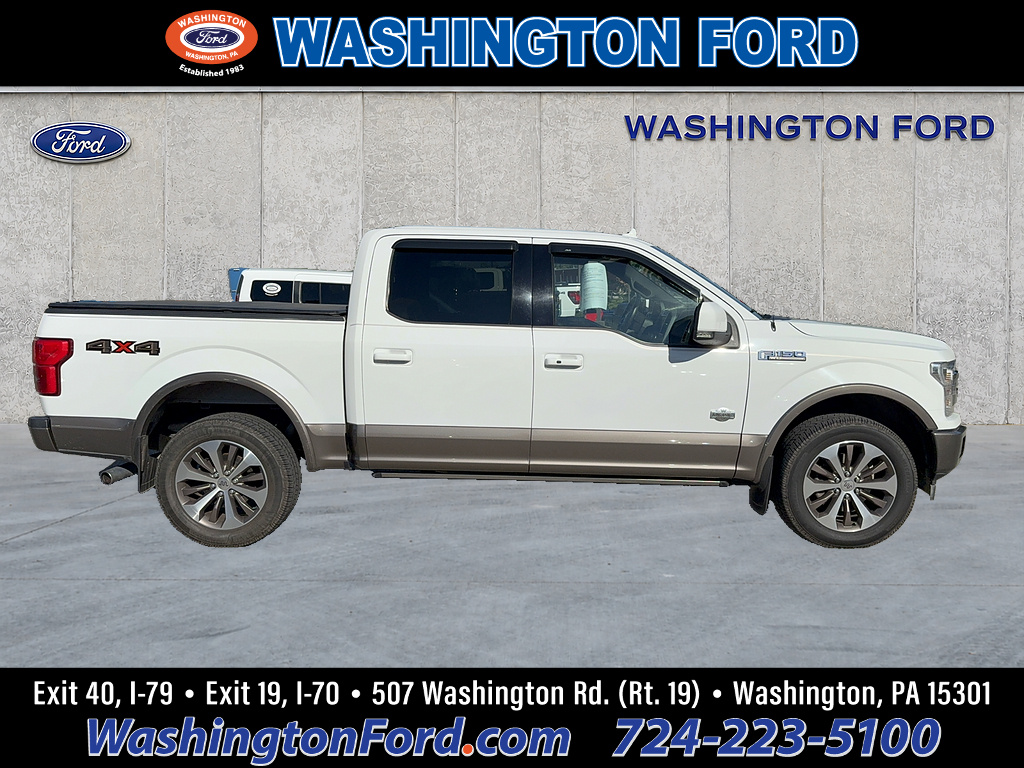 2018 Ford F-150 King Ranch Oxford White at Woltz & Wind Ford