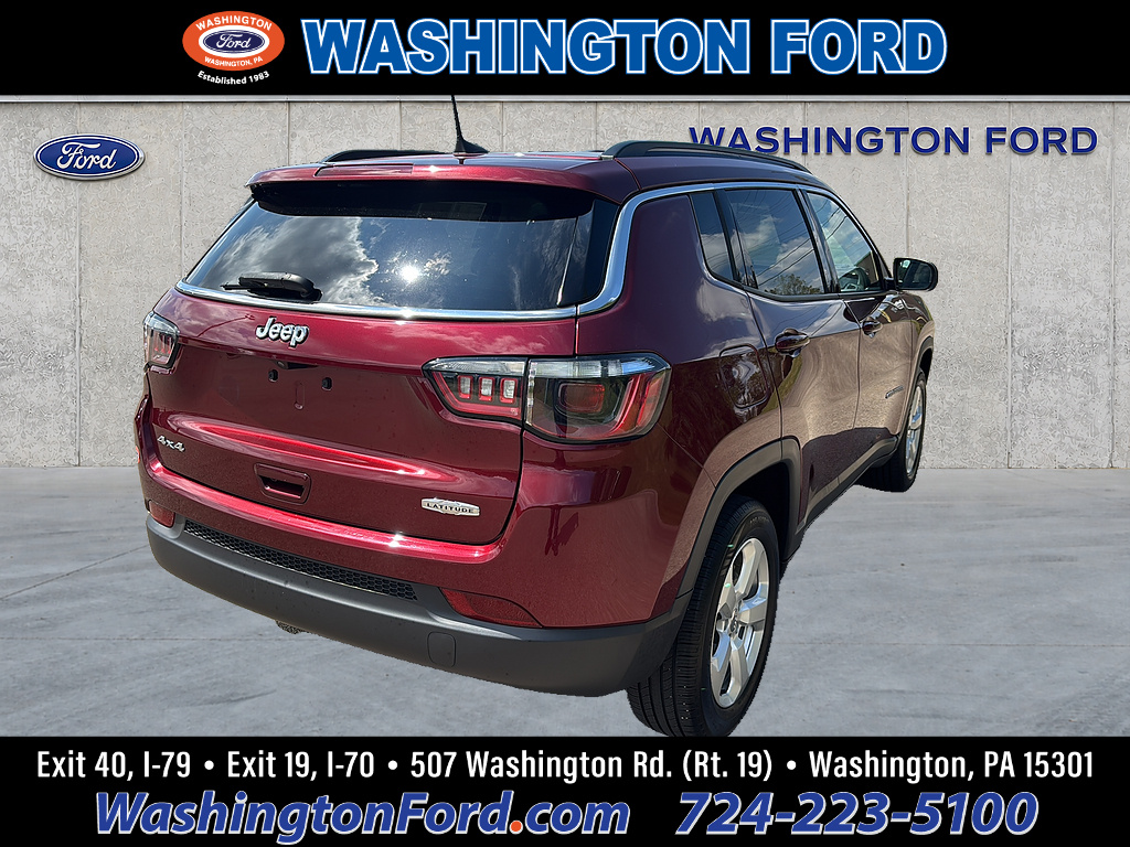 2021 Jeep Compass Latitude Velvet Red Pearl Coat at Lake View Ford