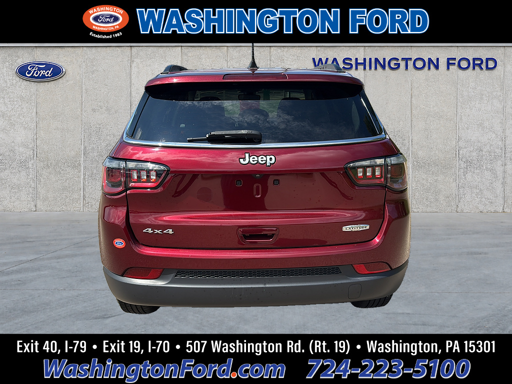 2021 Jeep Compass Latitude Velvet Red Pearl Coat at Lake View Ford