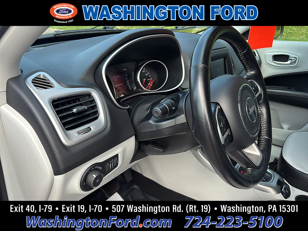 2021 Jeep Compass Latitude Velvet Red Pearl Coat at Lake View Ford