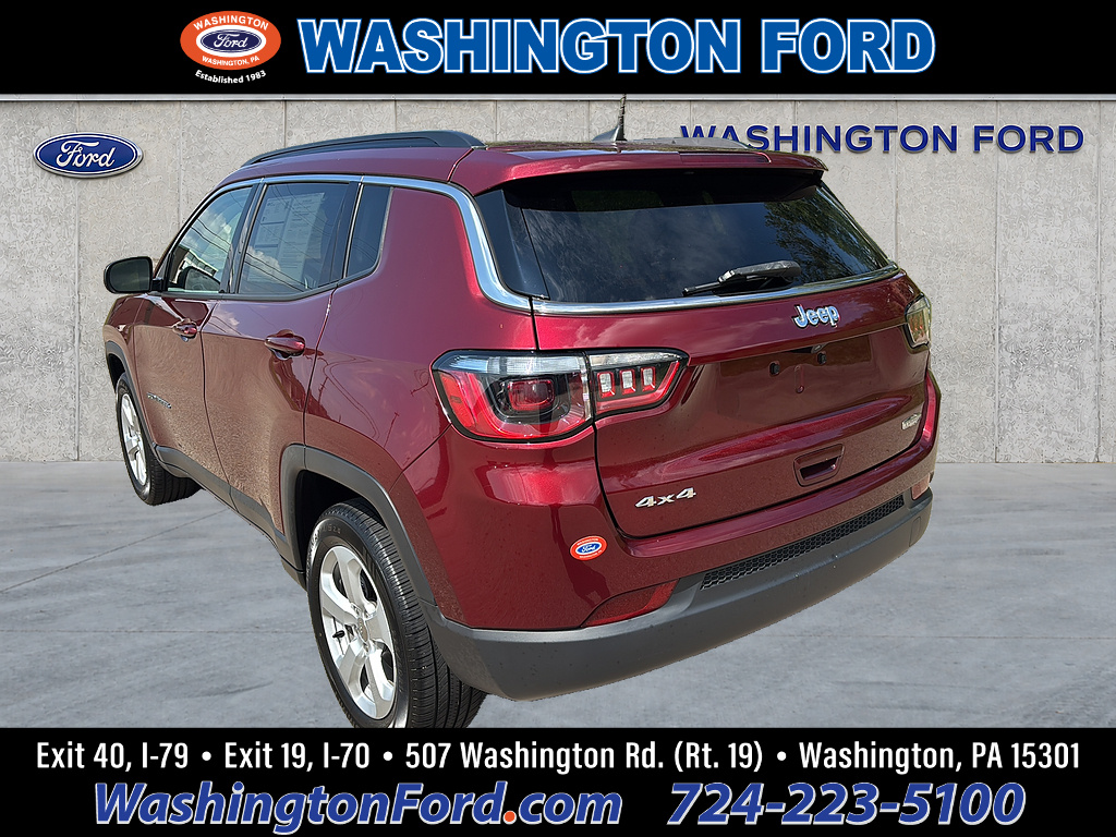 2021 Jeep Compass Latitude Velvet Red Pearl Coat at Lake View Ford