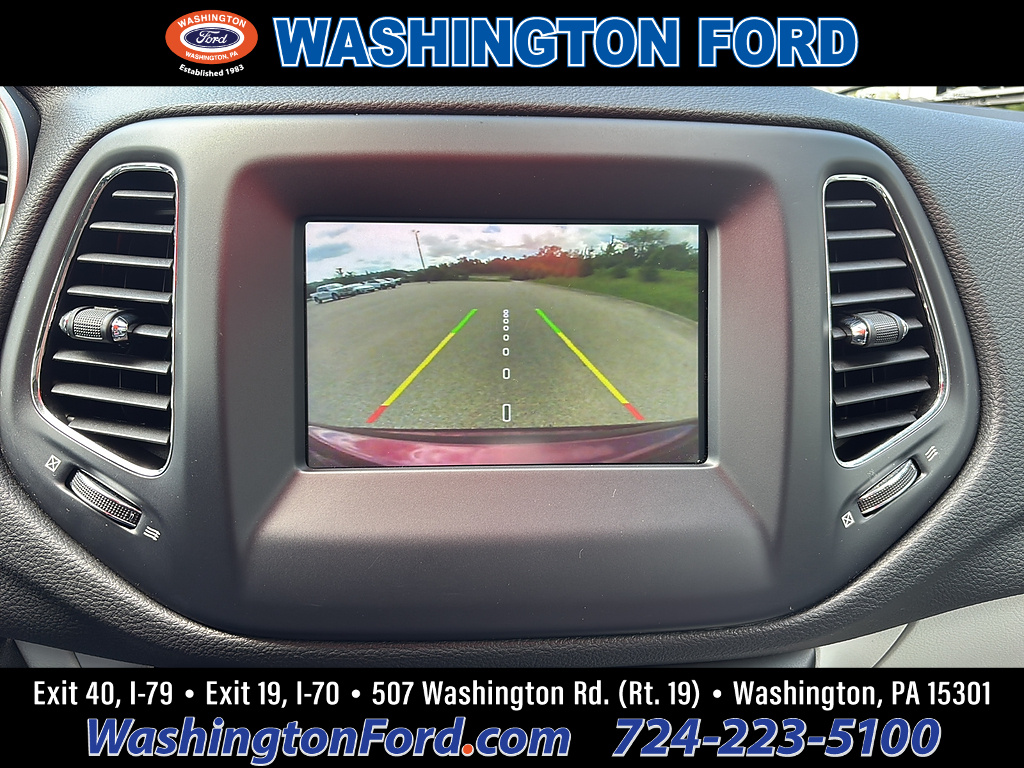 2021 Jeep Compass Latitude Velvet Red Pearl Coat at Lake View Ford