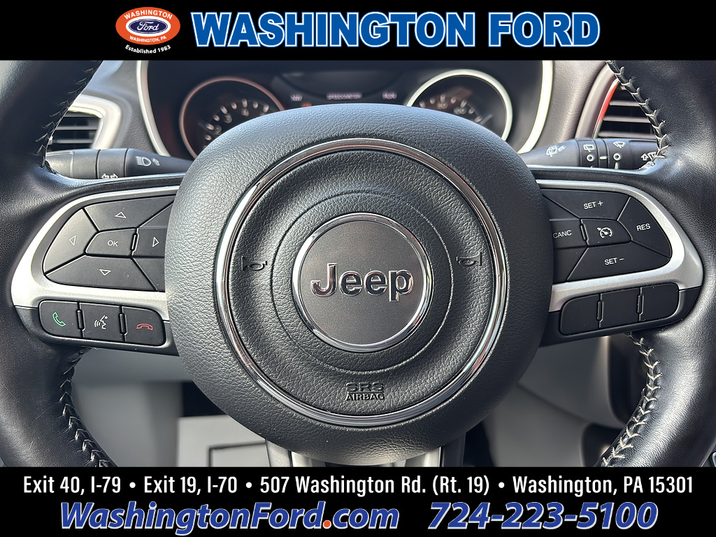 2021 Jeep Compass Latitude Velvet Red Pearl Coat at Lake View Ford