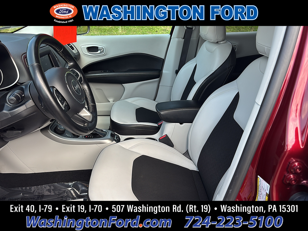2021 Jeep Compass Latitude Velvet Red Pearl Coat at Lake View Ford