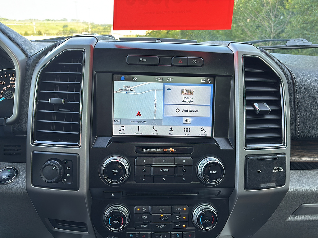 2018 Ford F-150 Lariat Magma Red at Woltz & Wind Ford