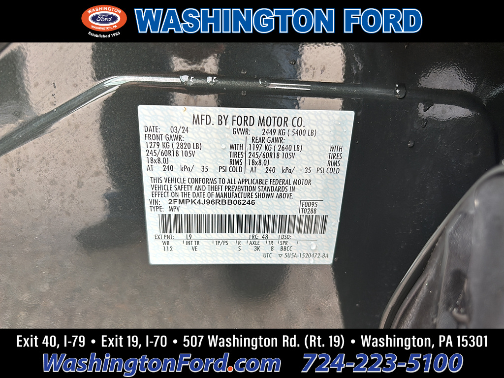 2024 Ford Edge SEL Forged Green at Woltz & Wind Ford