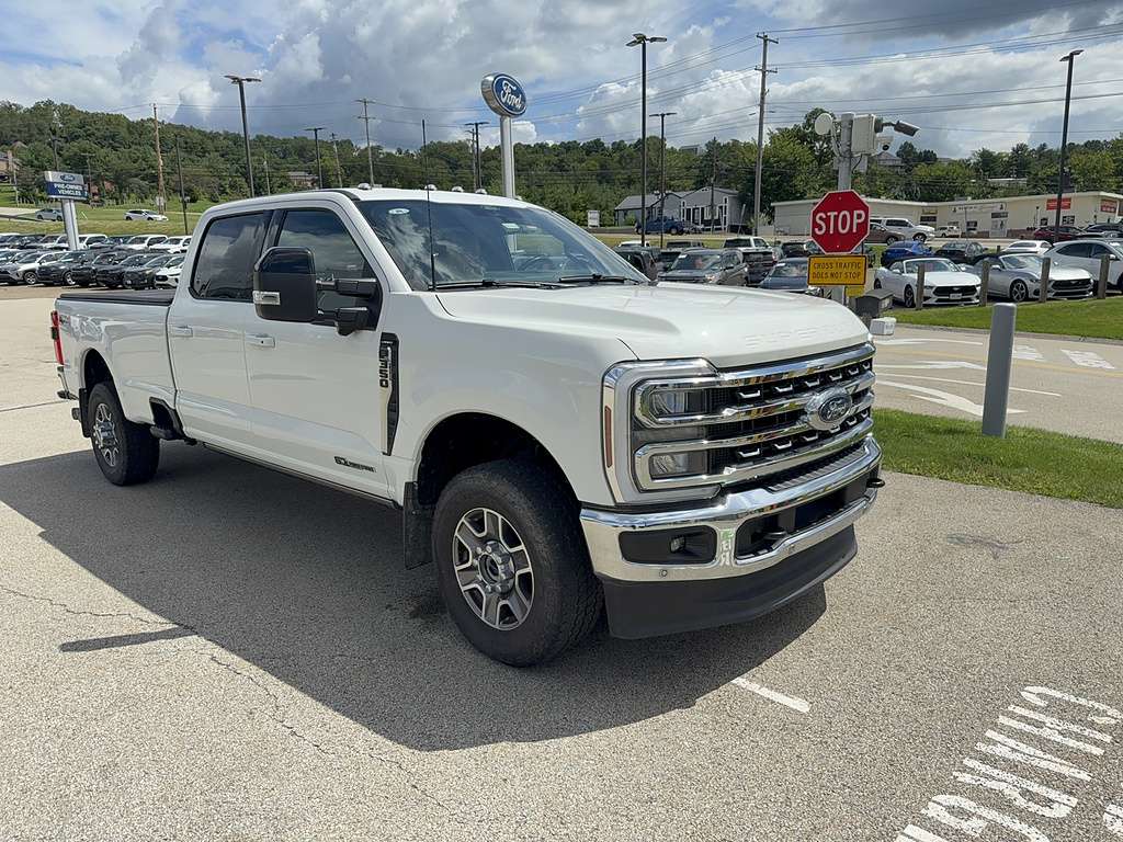 2024 Ford Super Duty F-350 SRW Lariat Star White Metallic Tri-Coat at Woltz & Wind Ford