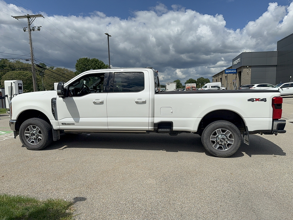 2024 Ford Super Duty F-350 SRW Lariat Star White Metallic Tri-Coat at Woltz & Wind Ford