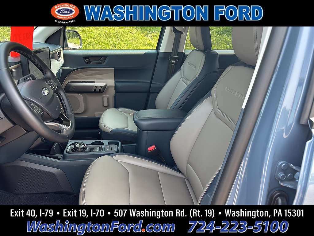 2025 Ford Maverick Lariat Azure Gray Metallic Tri-Coat at Washington Ford