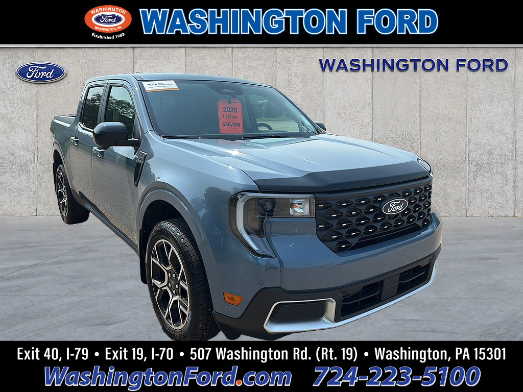 2025 Ford Maverick Lariat Azure Gray Metallic Tri-Coat at Washington Ford