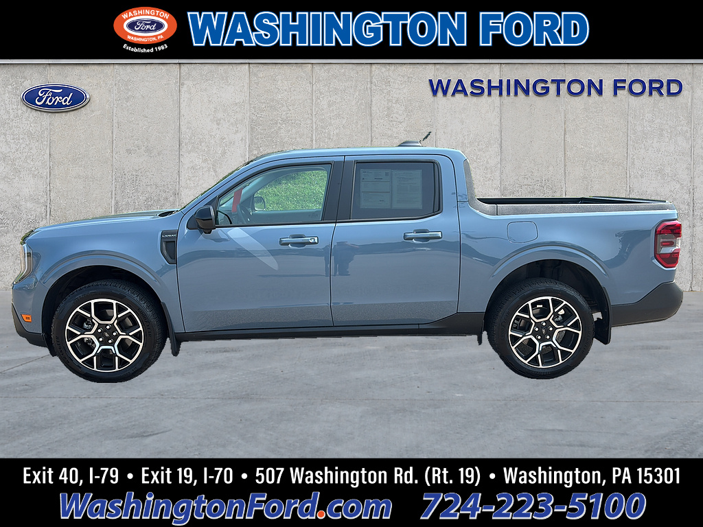 2025 Ford Maverick Lariat Azure Gray Metallic Tri-Coat at Washington Ford