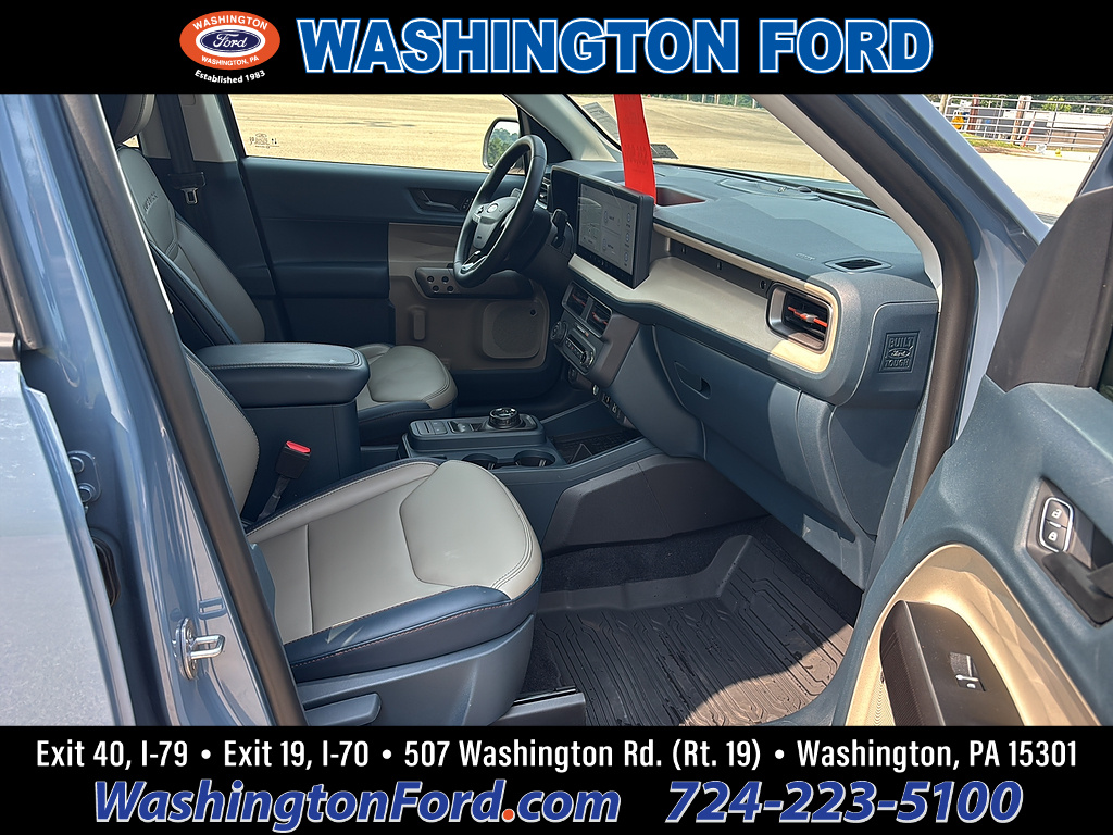 2025 Ford Maverick Lariat Azure Gray Metallic Tri-Coat at Washington Ford