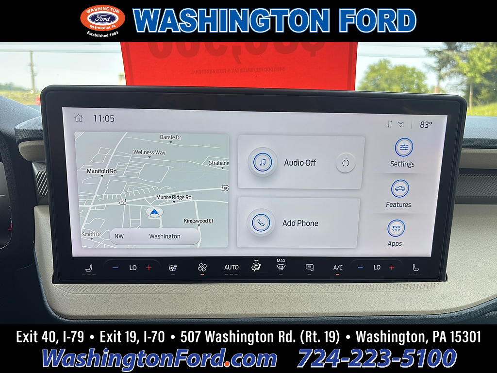 2025 Ford Maverick Lariat Azure Gray Metallic Tri-Coat at Washington Ford