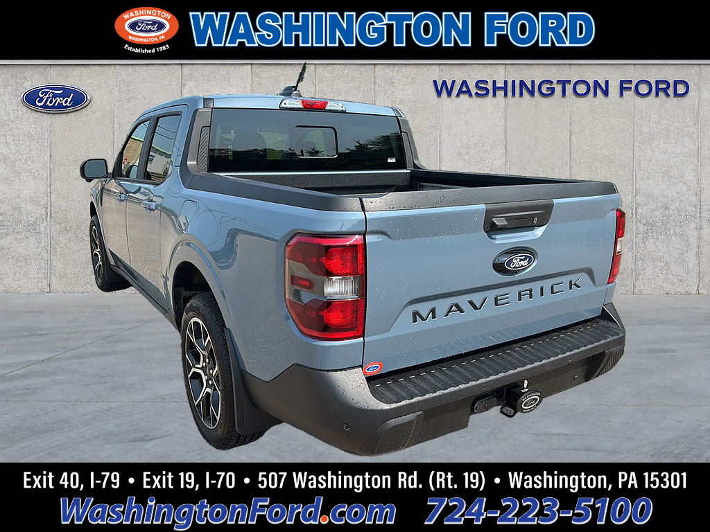 2025 Ford Maverick Lariat Azure Gray Metallic Tri-Coat at Washington Ford