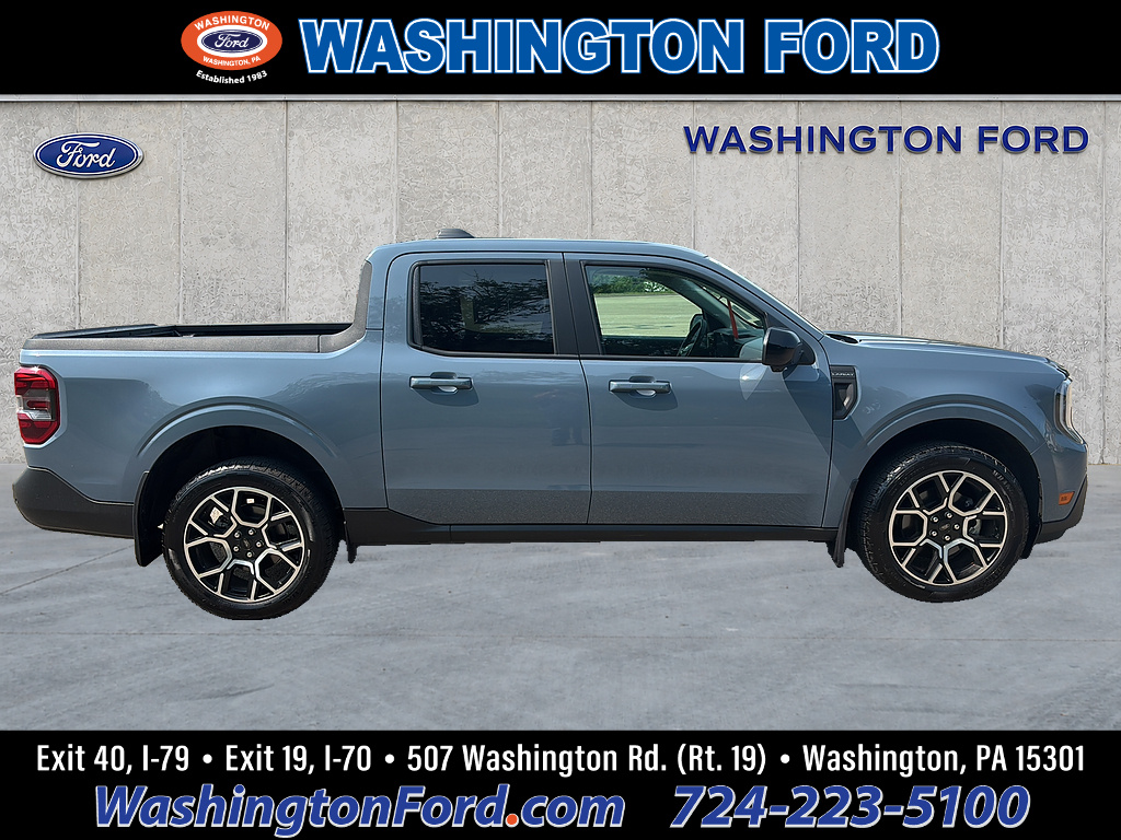2025 Ford Maverick Lariat Azure Gray Metallic Tri-Coat at Washington Ford