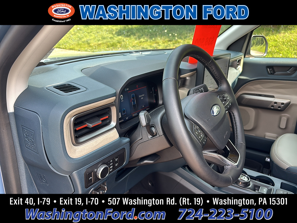 2025 Ford Maverick Lariat Azure Gray Metallic Tri-Coat at Washington Ford
