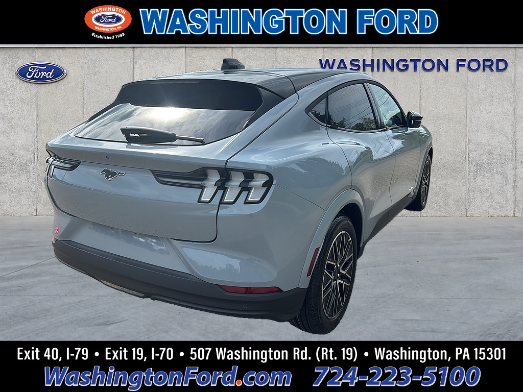 2026 Ford Mustang Mach-E Premium Glacier Gray Metallic Tri-Coat at Woltz & Wind Ford