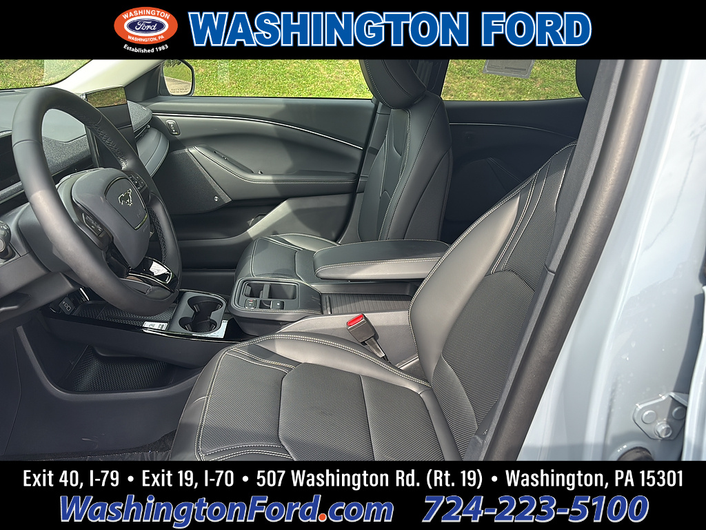 2026 Ford Mustang Mach-E Premium Glacier Gray Metallic Tri-Coat at Woltz & Wind Ford
