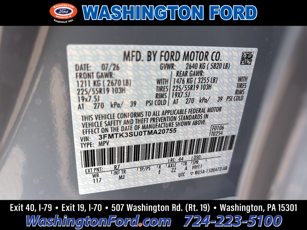 2026 Ford Mustang Mach-E Premium Glacier Gray Metallic Tri-Coat at Woltz & Wind Ford
