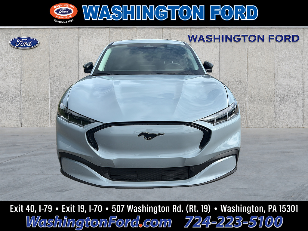 2026 Ford Mustang Mach-E Premium Glacier Gray Metallic Tri-Coat at Woltz & Wind Ford
