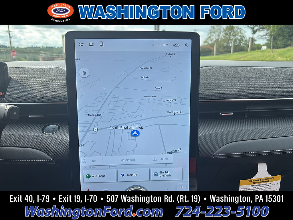 2026 Ford Mustang Mach-E Premium Glacier Gray Metallic Tri-Coat at Woltz & Wind Ford