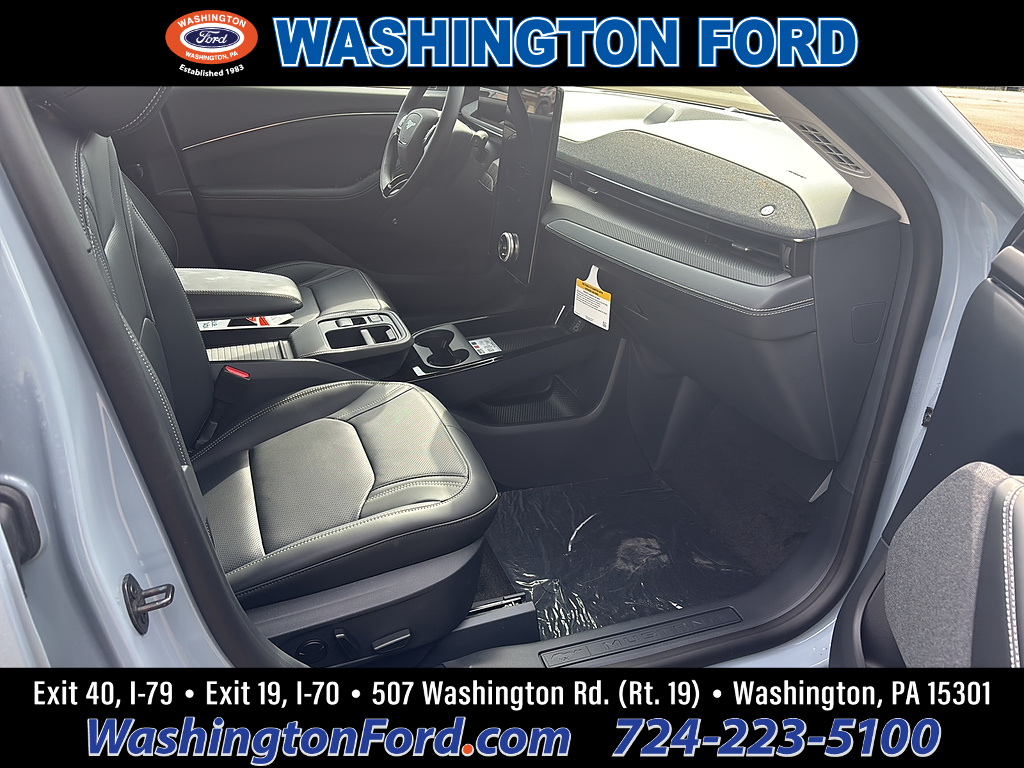 2026 Ford Mustang Mach-E Premium Glacier Gray Metallic Tri-Coat at Woltz & Wind Ford