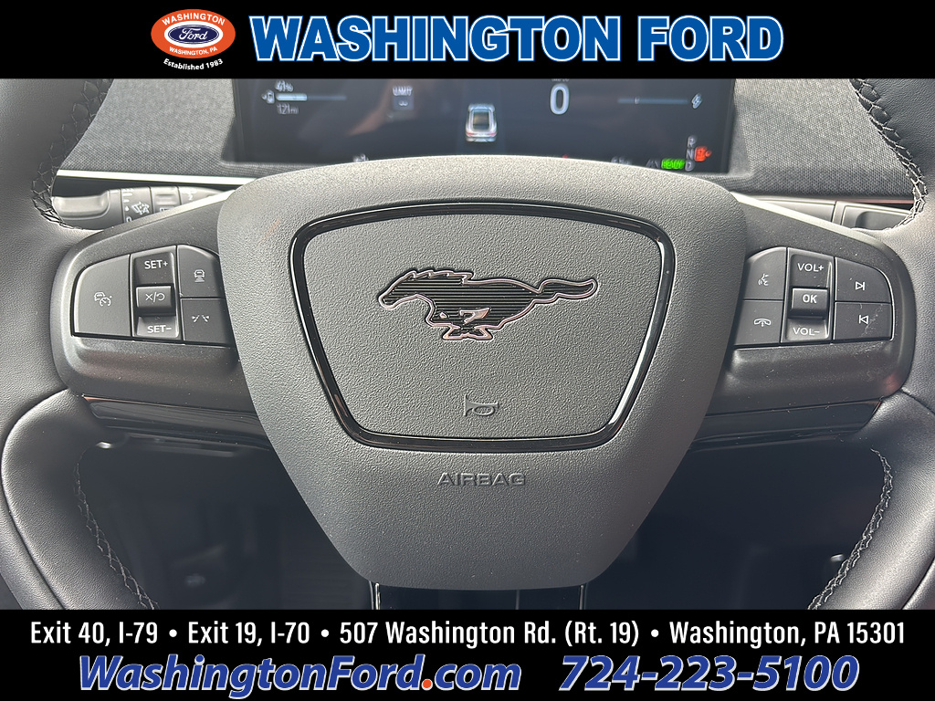 2026 Ford Mustang Mach-E Premium Glacier Gray Metallic Tri-Coat at Woltz & Wind Ford