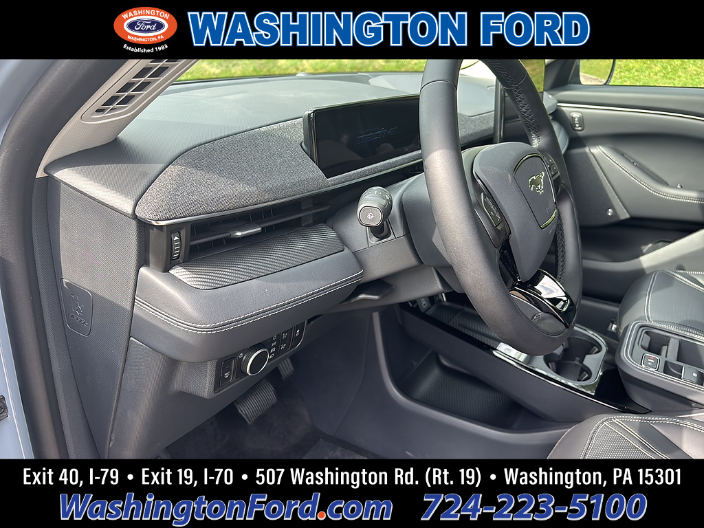 2026 Ford Mustang Mach-E Premium Glacier Gray Metallic Tri-Coat at Woltz & Wind Ford