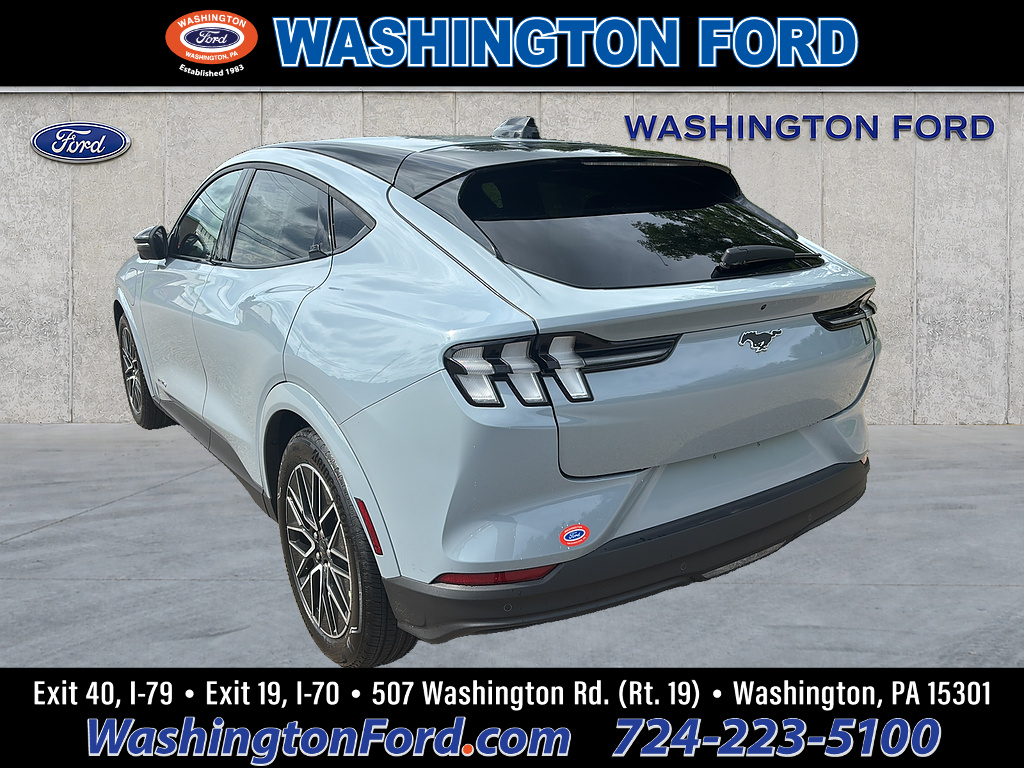 2026 Ford Mustang Mach-E Premium Glacier Gray Metallic Tri-Coat at Woltz & Wind Ford
