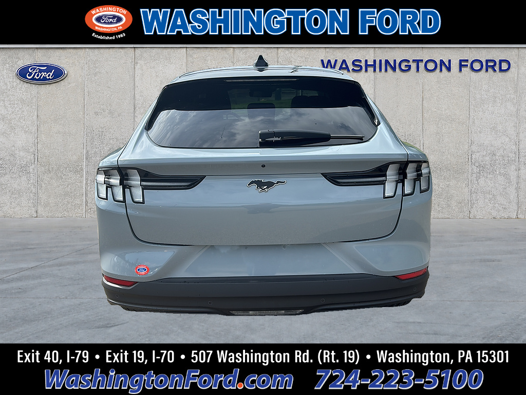 2026 Ford Mustang Mach-E Premium Glacier Gray Metallic Tri-Coat at Woltz & Wind Ford