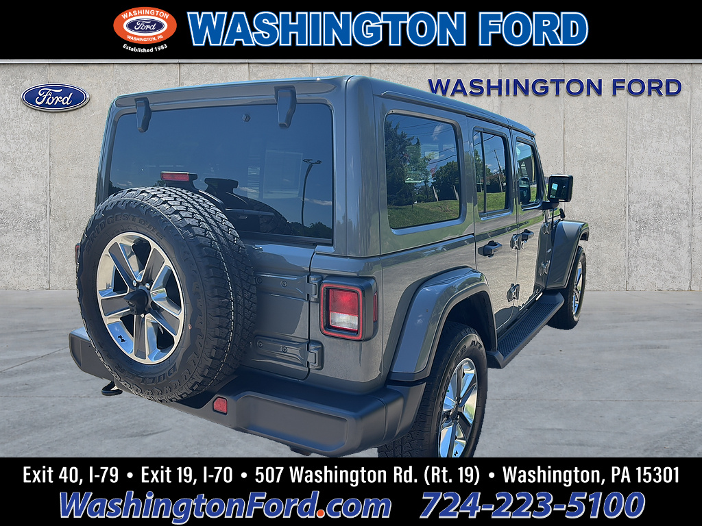 2020 Jeep Wrangler Unlimited Sahara Sting-Gray Clear Coat at Diehl Automotive