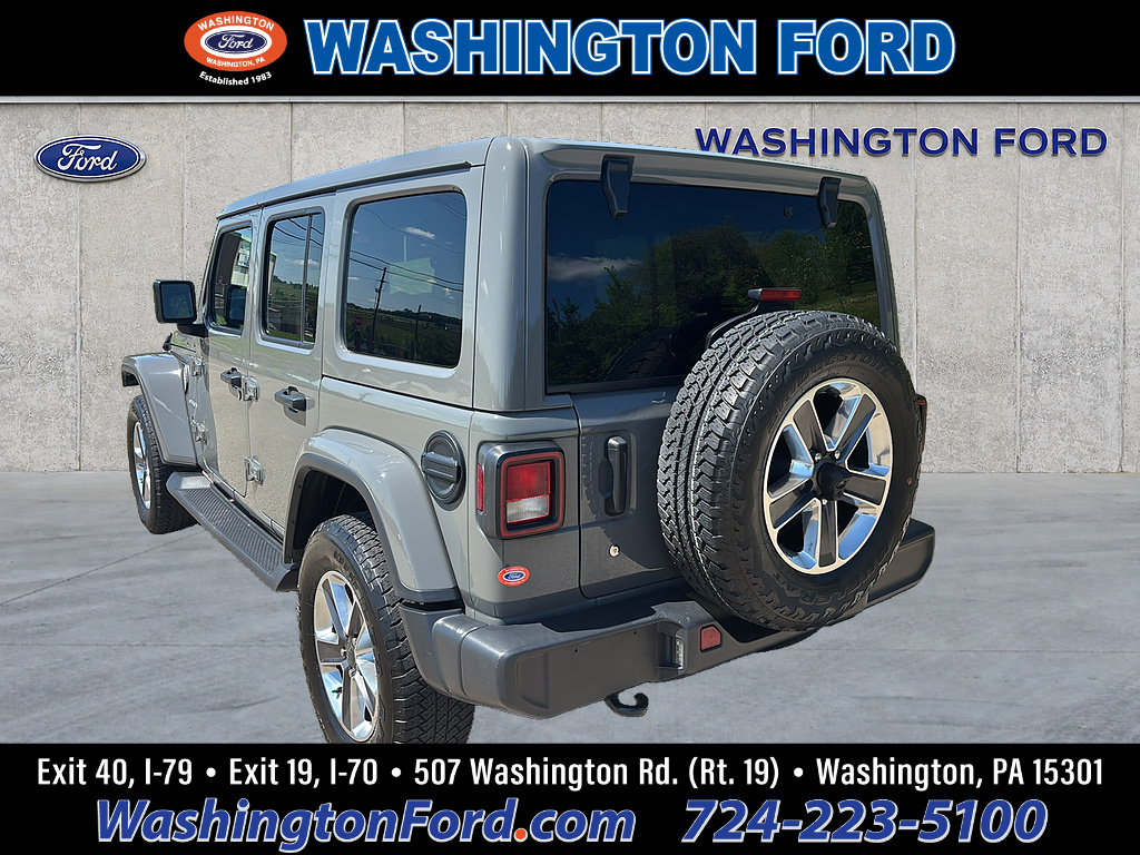 2020 Jeep Wrangler Unlimited Sahara Sting-Gray Clear Coat at Diehl Automotive