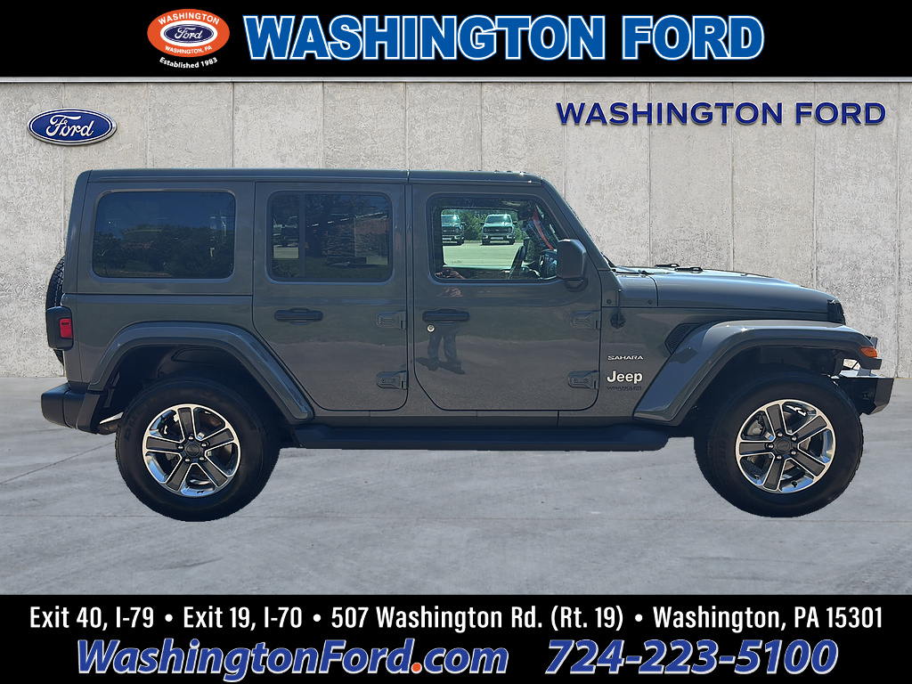 2020 Jeep Wrangler Unlimited Sahara Sting-Gray Clear Coat at Diehl Automotive