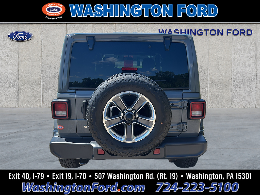 2020 Jeep Wrangler Unlimited Sahara Sting-Gray Clear Coat at Diehl Automotive