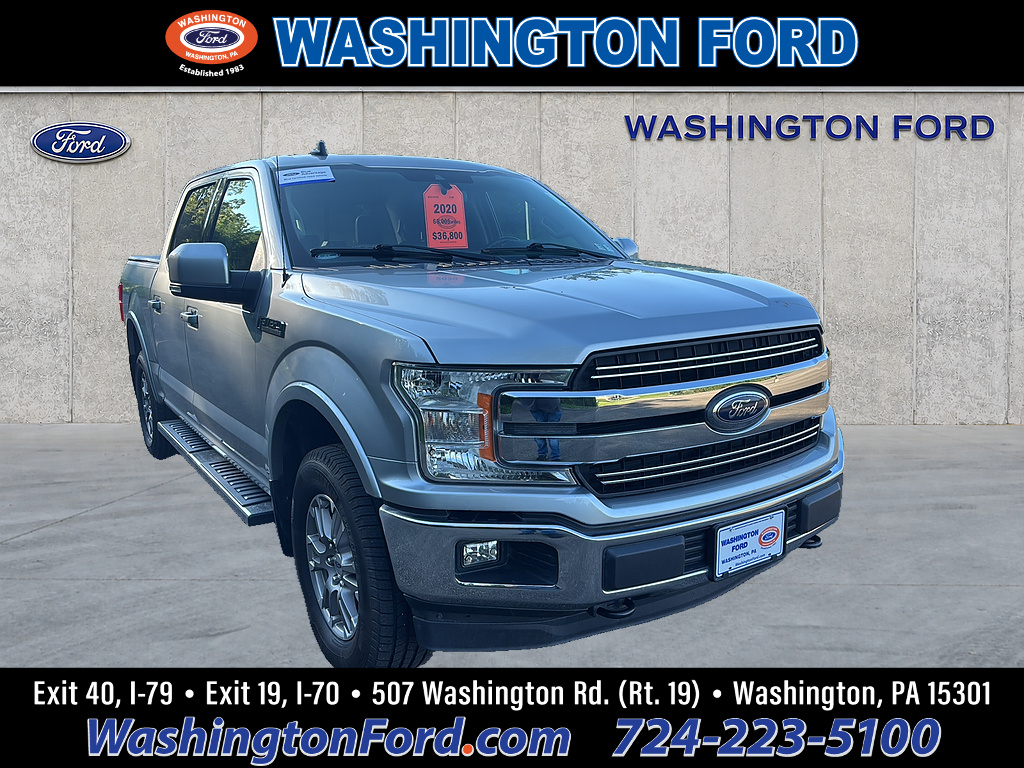 2020 Ford F-150 Lariat Iconic Silver at Woltz & Wind Ford