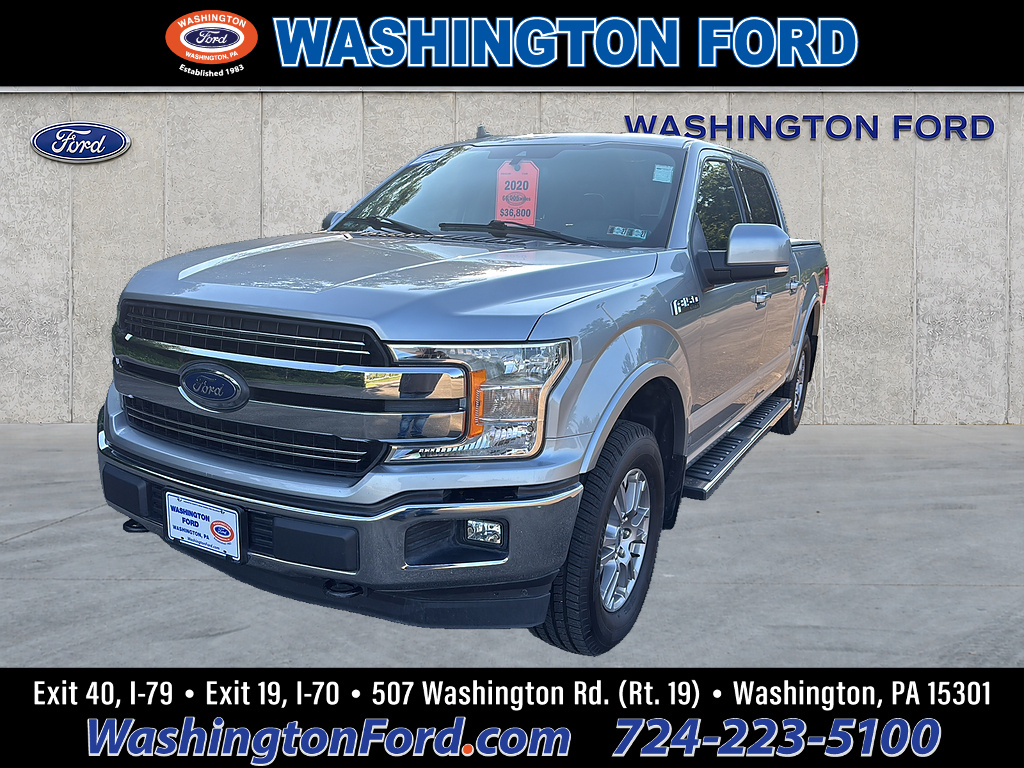 2020 Ford F-150 Lariat Iconic Silver at Woltz & Wind Ford