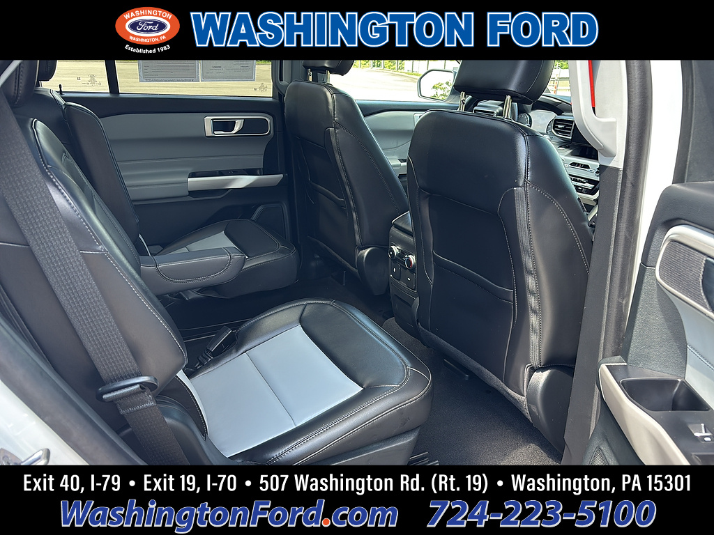 2024 Ford Explorer XLT Star White Metallic Tri-Coat at Lake View Ford