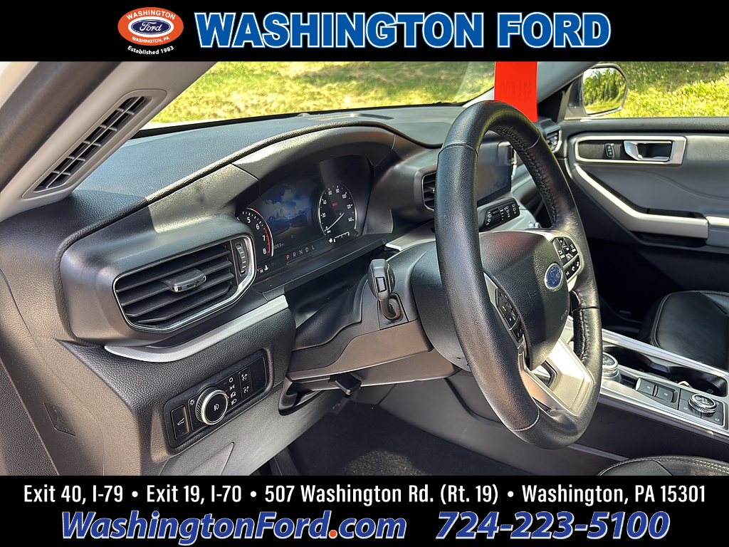 2024 Ford Explorer XLT Star White Metallic Tri-Coat at Lake View Ford