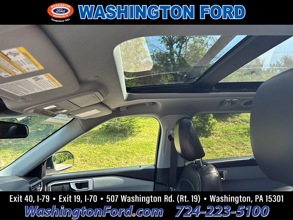 2024 Ford Explorer XLT Star White Metallic Tri-Coat at Lake View Ford