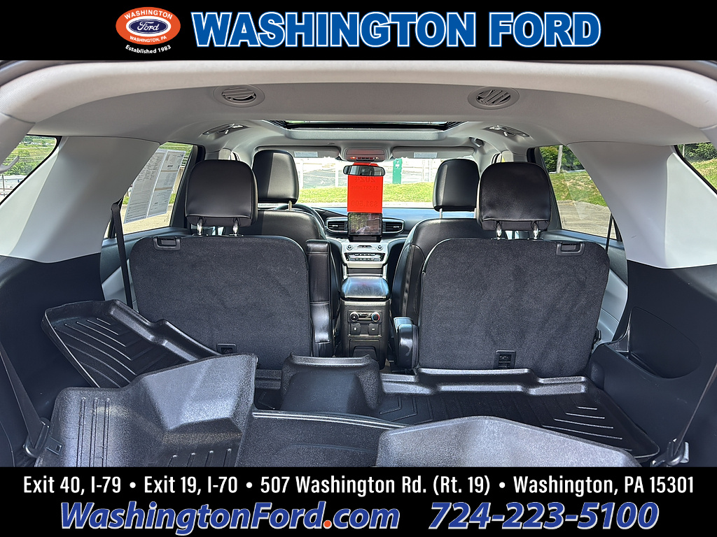 2024 Ford Explorer XLT Star White Metallic Tri-Coat at Lake View Ford