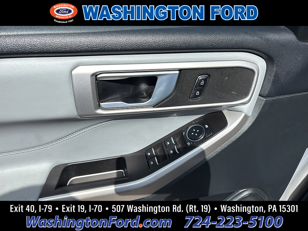 2024 Ford Explorer XLT Star White Metallic Tri-Coat at Lake View Ford