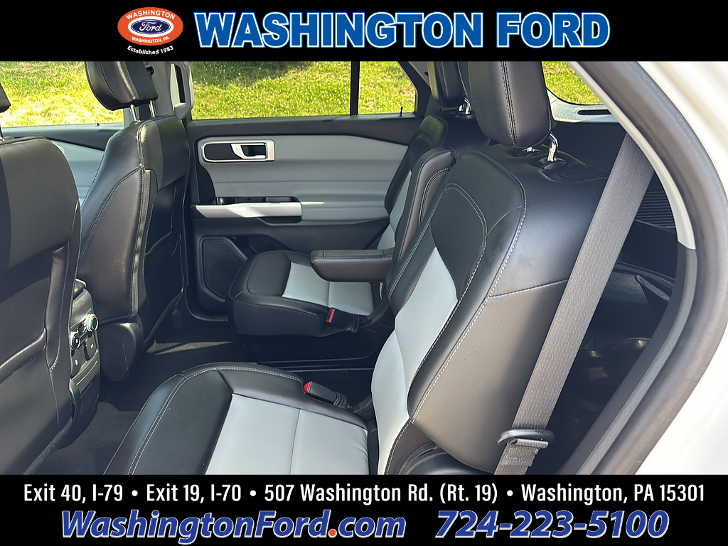 2024 Ford Explorer XLT Star White Metallic Tri-Coat at Lake View Ford
