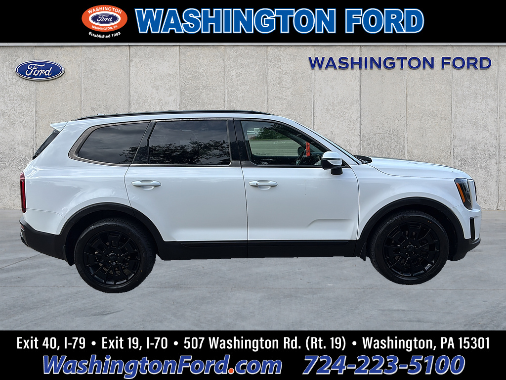 2021 Kia Telluride EX Glacial White Pearl at Solomon Chevrolet