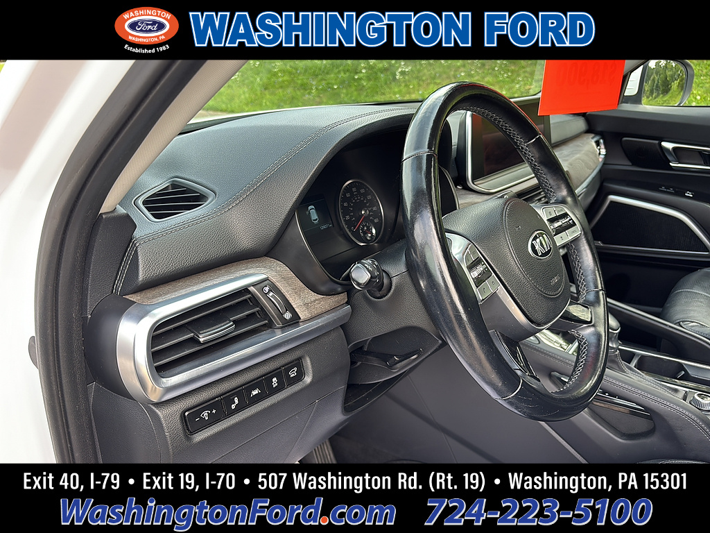 2021 Kia Telluride EX Glacial White Pearl at Solomon Chevrolet