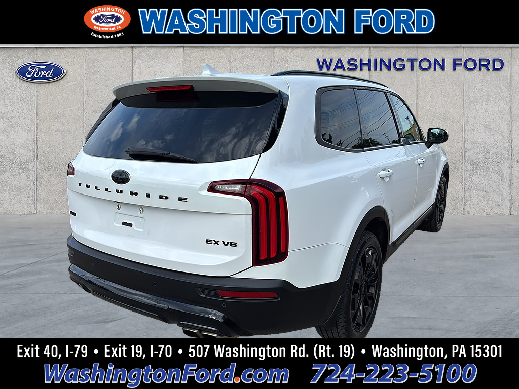 2021 Kia Telluride EX Glacial White Pearl at Solomon Chevrolet