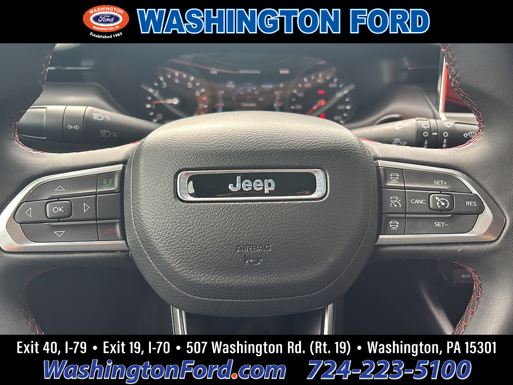 2024 Jeep Compass Trailhawk Bright White Clear Coat at Three Rivers CJD
