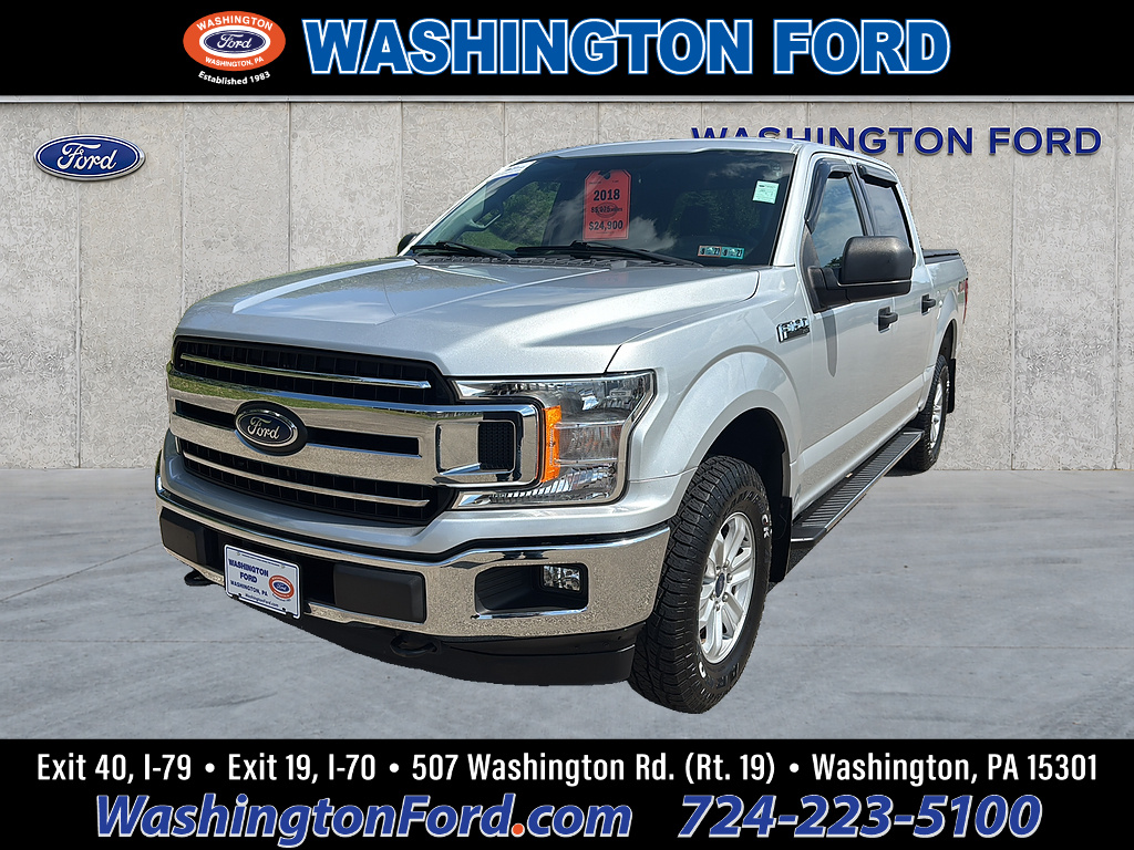2018 Ford F-150 XLT INGOT SILVER META at Woltz & Wind Ford