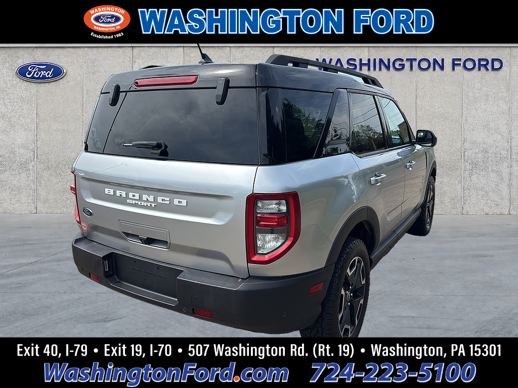 2022 Ford Bronco Sport Outer Banks Iconic Silver at Lake View Ford