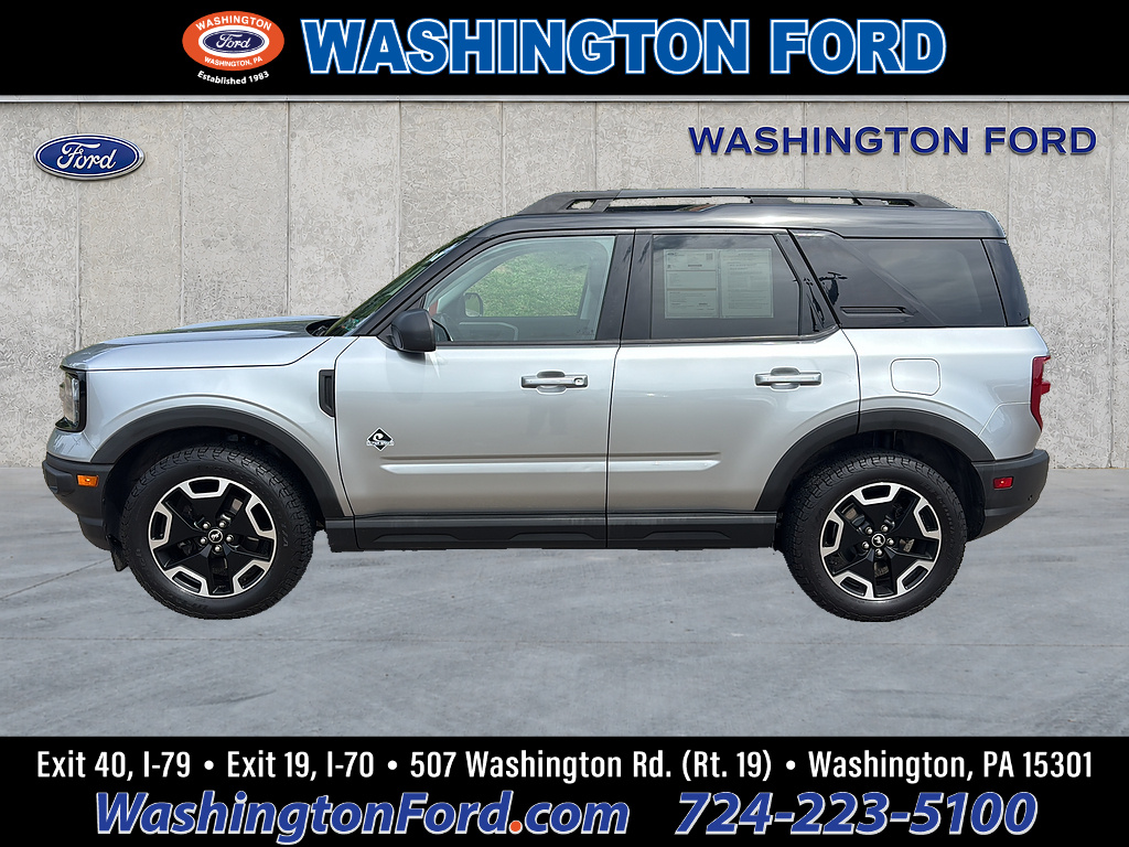 2022 Ford Bronco Sport Outer Banks Iconic Silver at Lake View Ford