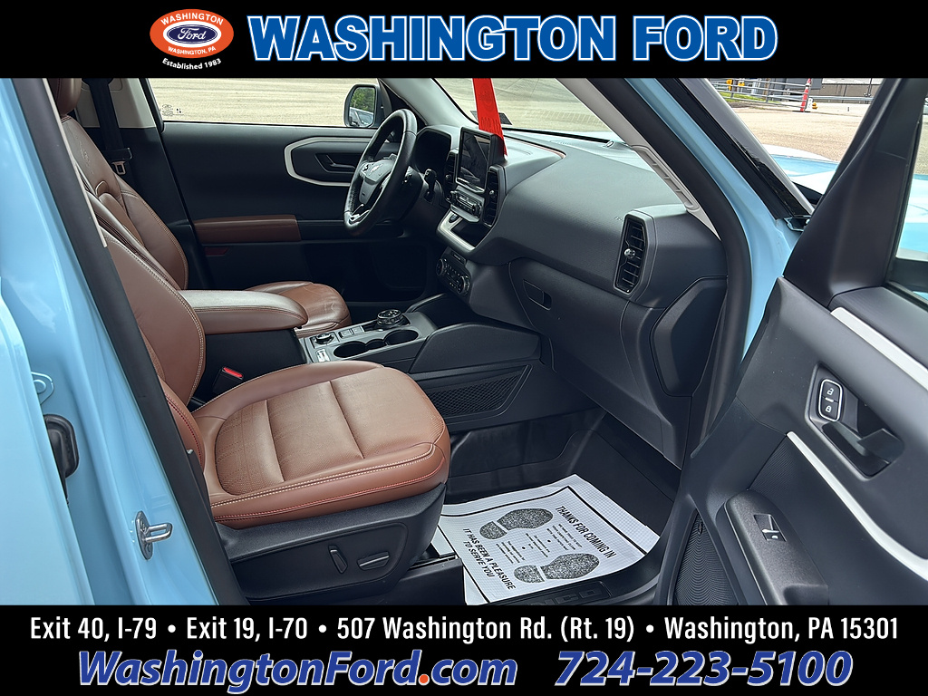 2023 Ford Bronco Sport Heritage Limited Robin's Egg Blue at Altoona Honda